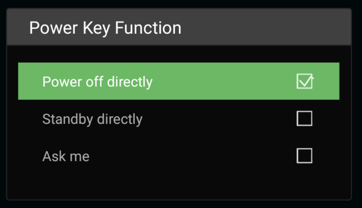Power-Key-Function