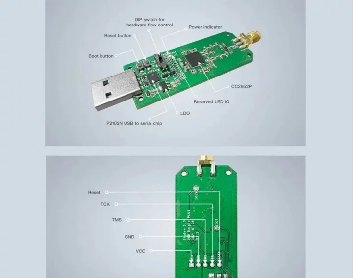 Sonoff-Zigbee-3.0-USB-Dongle-Plus-บอร์ด