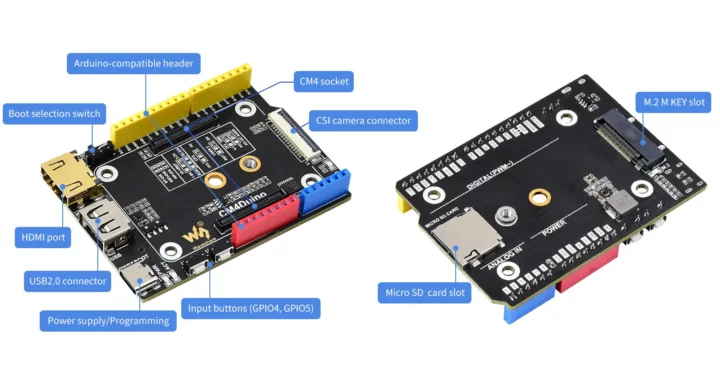 Raspberry-Pi-CM4-Arduino-carrier-board