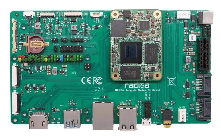 ROCK3 Compute Module IO board Radxa CM5 1