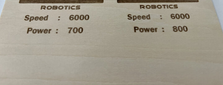 ELECFREAKS TOOCA LASER L1 Plywood speed 6000 power 700