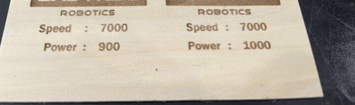 ELECFREAKS TOOCA LASER L1 Plywood speed 7000 power 900 2