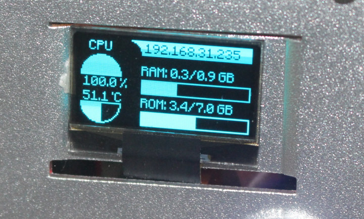 Pironman stress test CPU usage temperature
