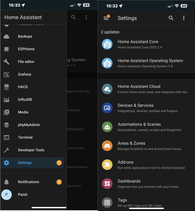 Home Assistant Setting Devices