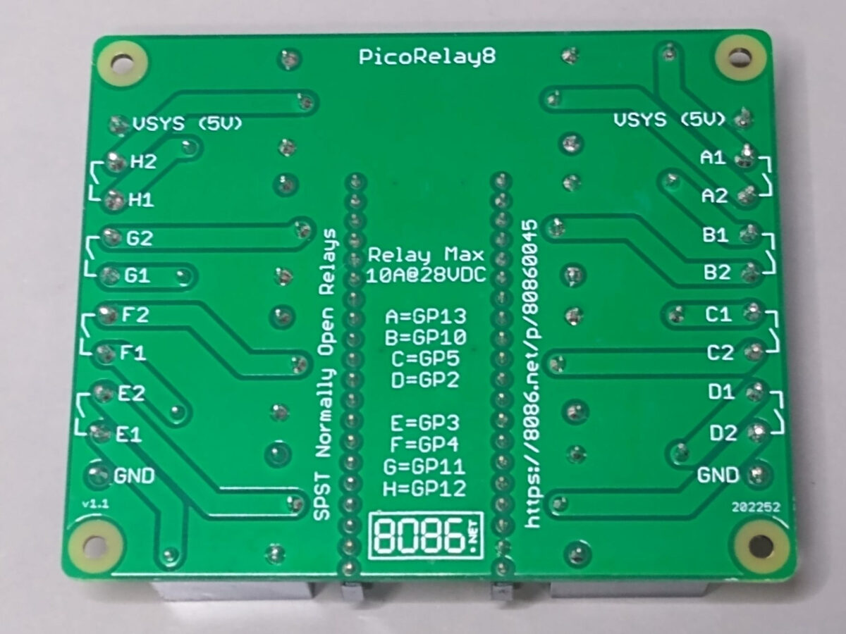 ควบคุมรีเลย์ 8 ตัวด้วย Raspberry Pi Pico โดยใช้ PicoRelay8 หรือ Pico ...