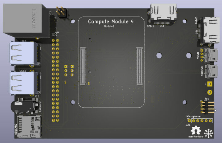 Raspberry Pi Computer Module 4 laptop