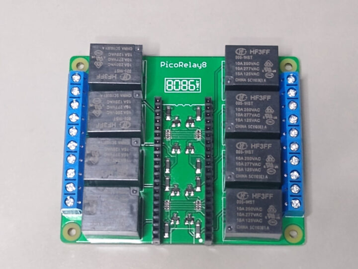 Raspberry Pi Pico 8 relay board