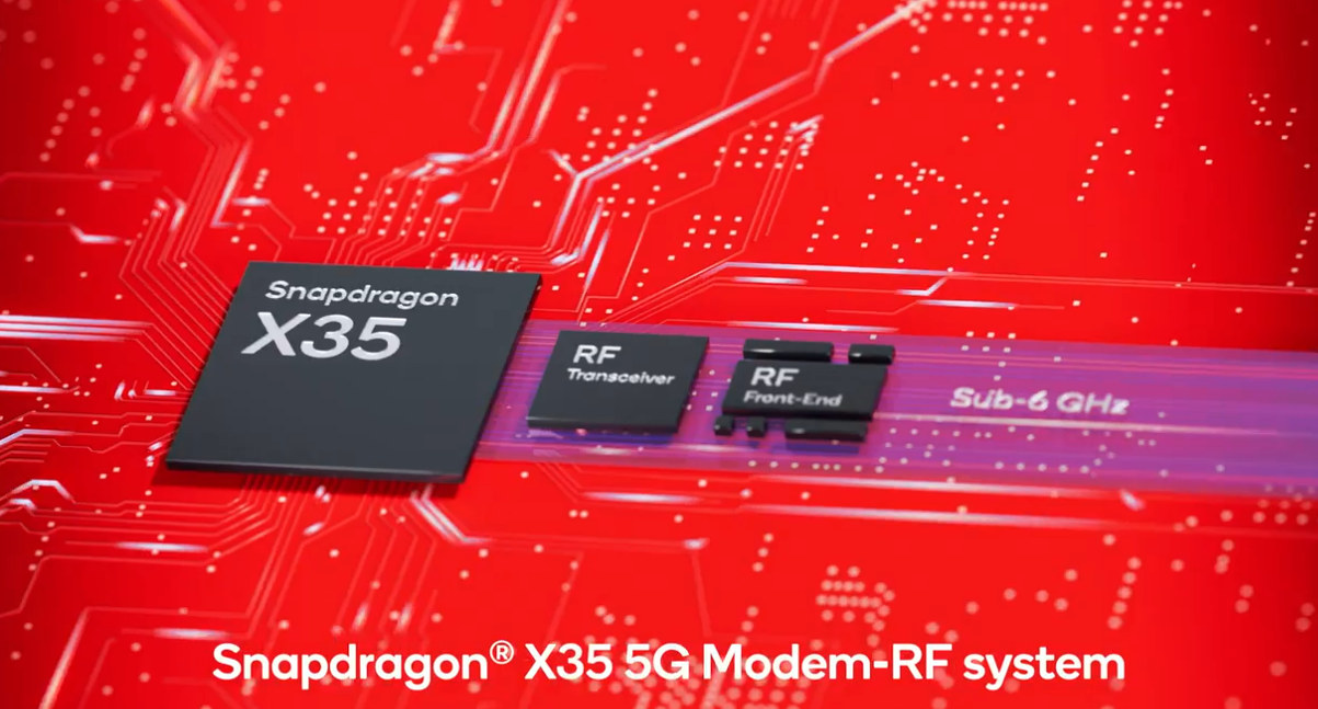 Snapdragon X35 5G NR Light chip