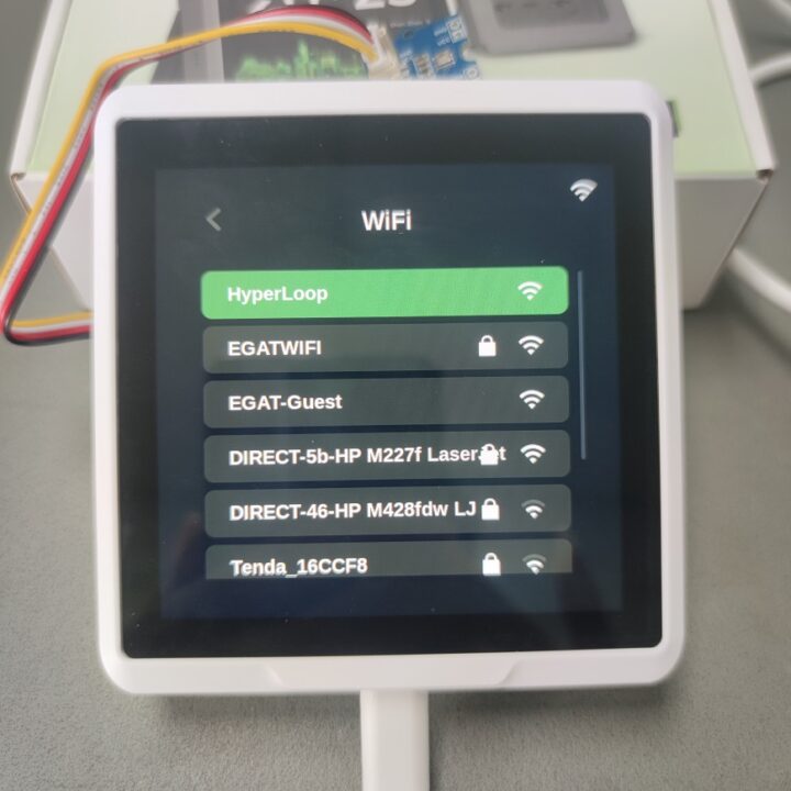 SenseCAP Indicator D1Pro setting wifi
