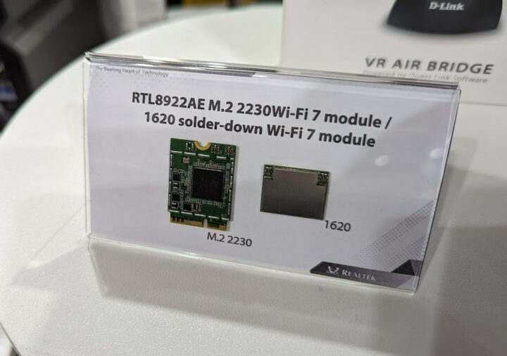 RTL8922AE M2 WiFi 7 module solder down module