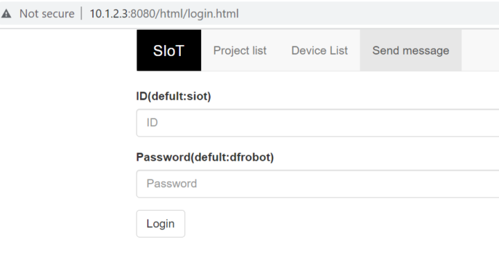 siot login page