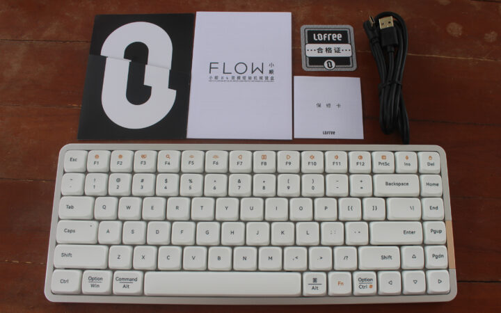 Lofree Flow keyboard package