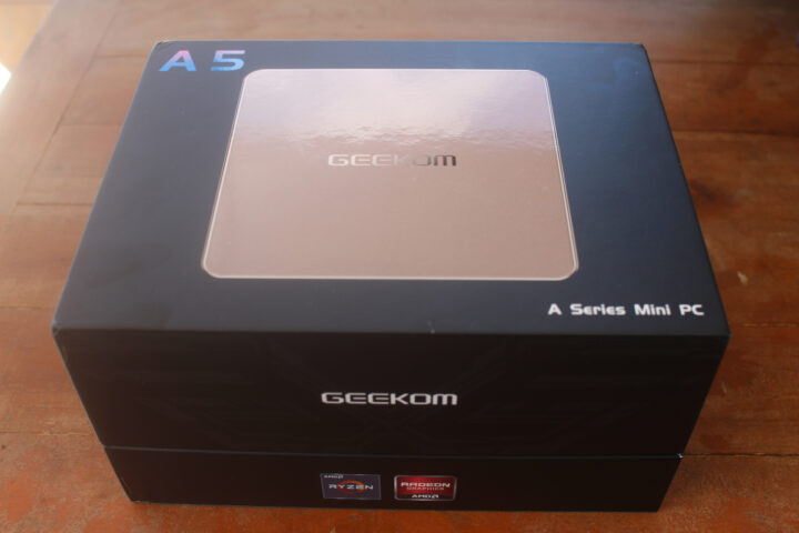 GEEKOM A5 mini PC Package