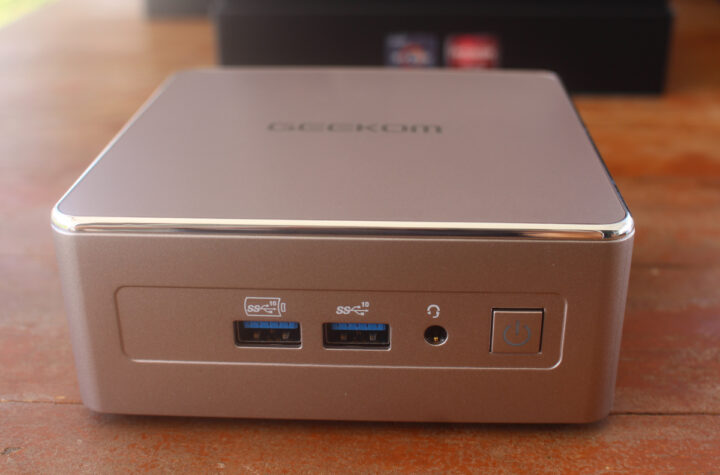 GEEKOM A5 mini PC front