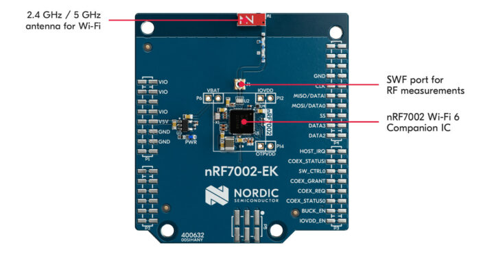 nRF7002 EK WiFi 6 evaluation kit