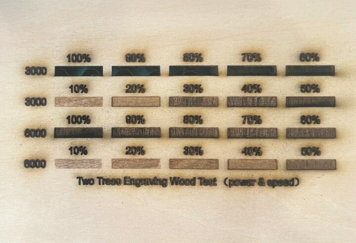 Engraving Wood Test TTS-20 Pro