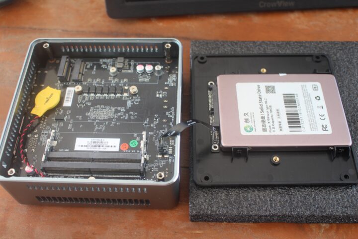 Maxtang mini PC installation hard drive