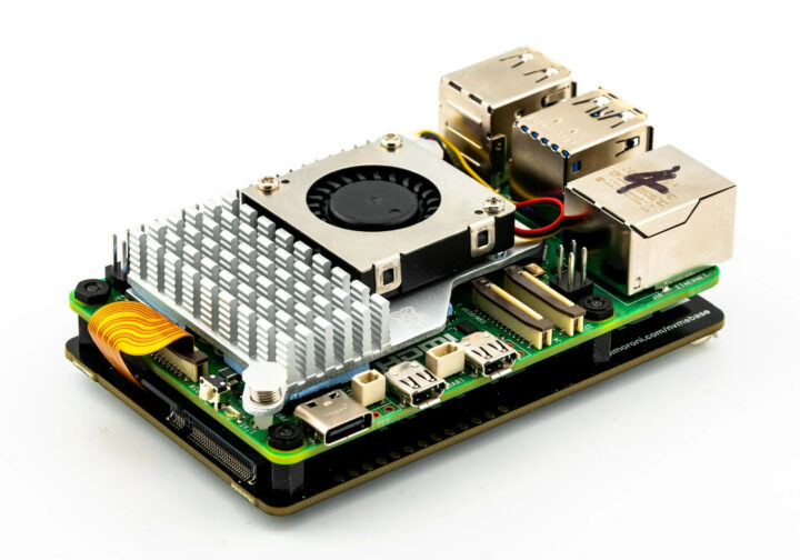 Rpasberry Pi 5 bottom PCIe add on board
