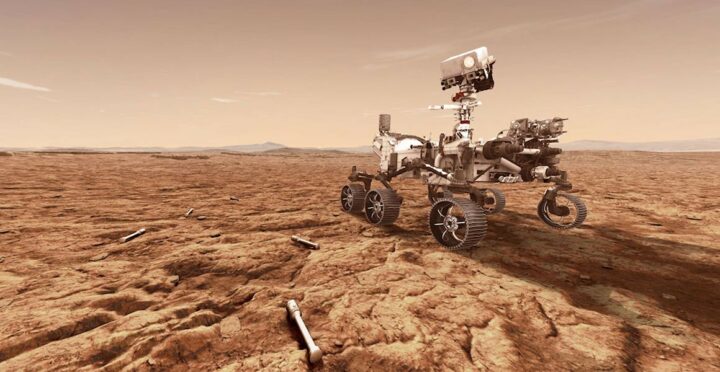 Mars Perseverance robot
