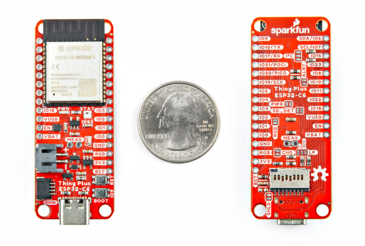 ESP32 C6 board 16MB flash LiPo battery (1)