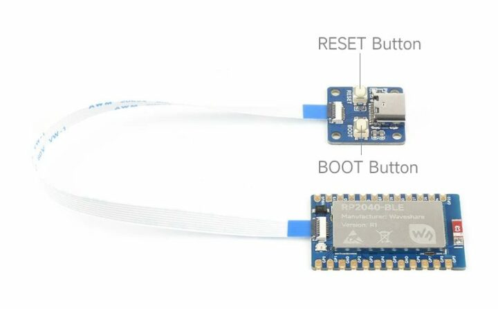 Raspberry Pi RP2040 Bluetooth Module USB C board