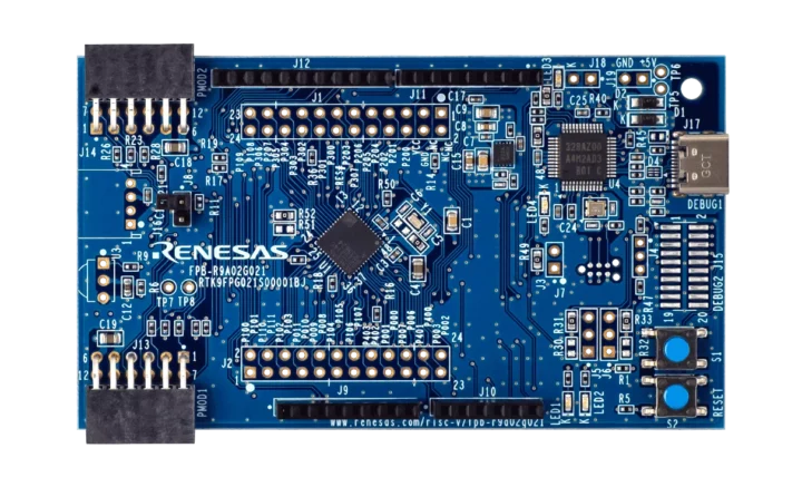 Renesas FPB R9A02G021 RISC-V MCU Fast Prototyping Board