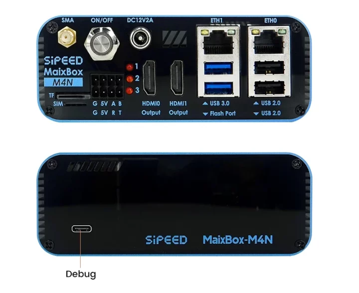 Sipeed MaixBox M4N ports