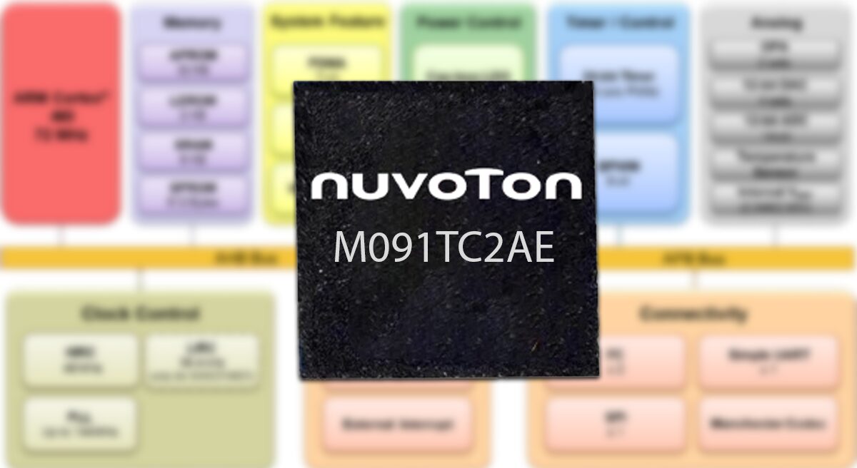 nuvoton NuMicro M091 Smart Industrial Sensors Series