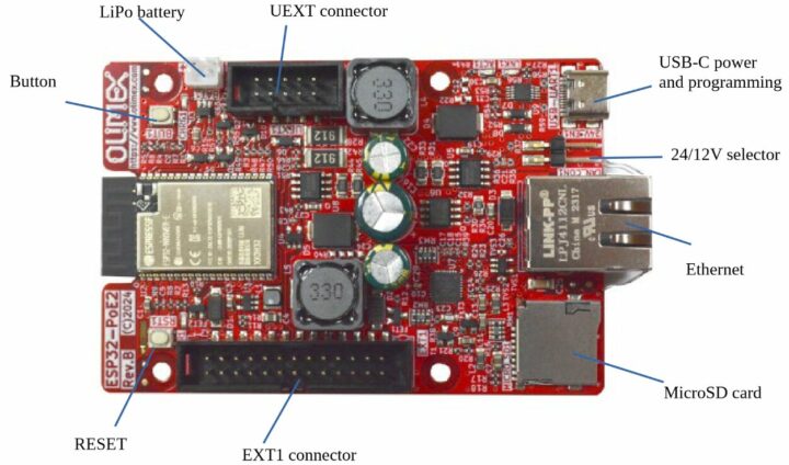 esp32-poe2 board interfaces