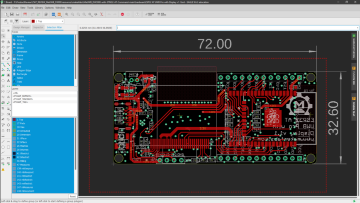 mauwb dw3000 st hardware pcb top layers