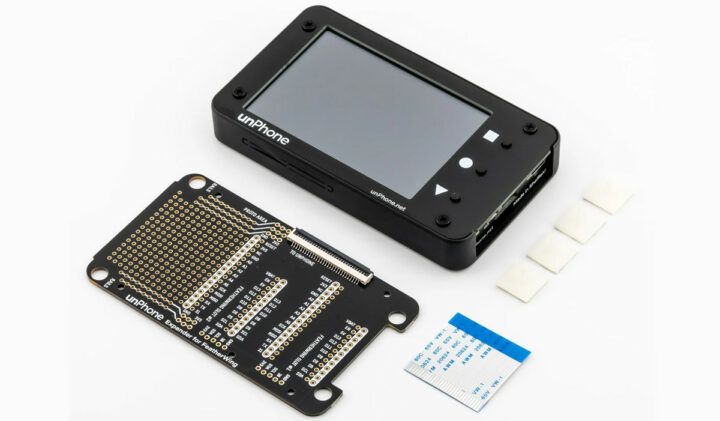 unPhone All in one LoRa WiFi and BT dev device with touchscreen and LiPo battery
