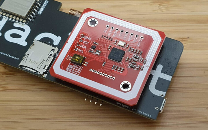 Hackbat NFC module micro SD card WiFi module