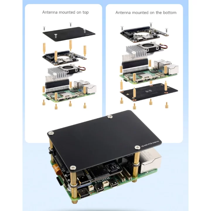 Waveshare PCIe 5G HAT assembly instructions