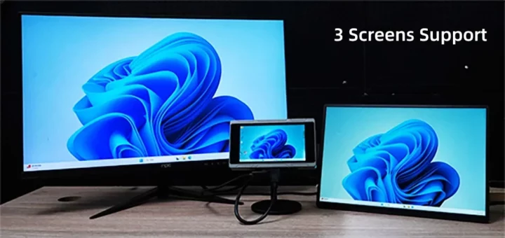 MeenHong JX5 triple display setup