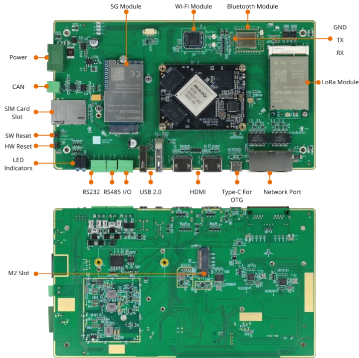 Dusun IoT carrier board RK3588 RK3588M SoM