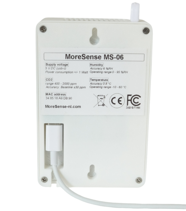 MoreSense MS-06 sensor back