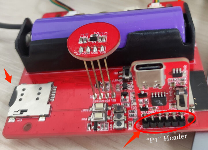 NBIOTLTE M Air Monitor with ESP32 Programmer