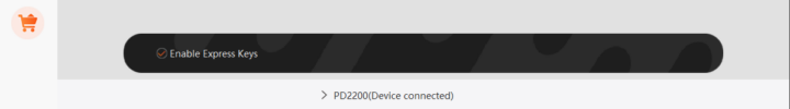 PD2200 Device Connected