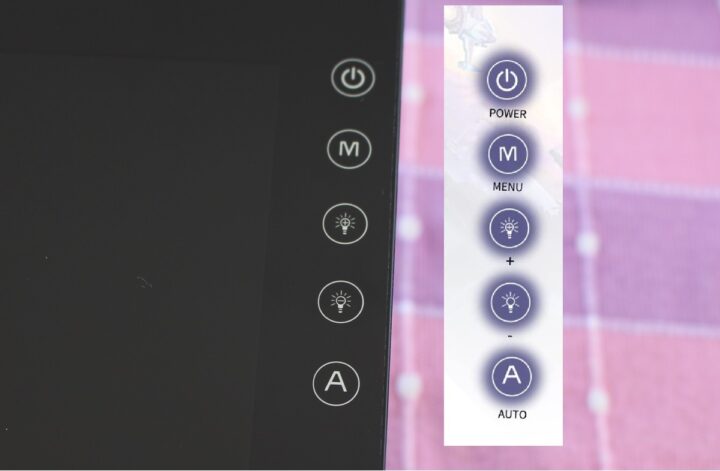 Power Button and Touch OSD Key