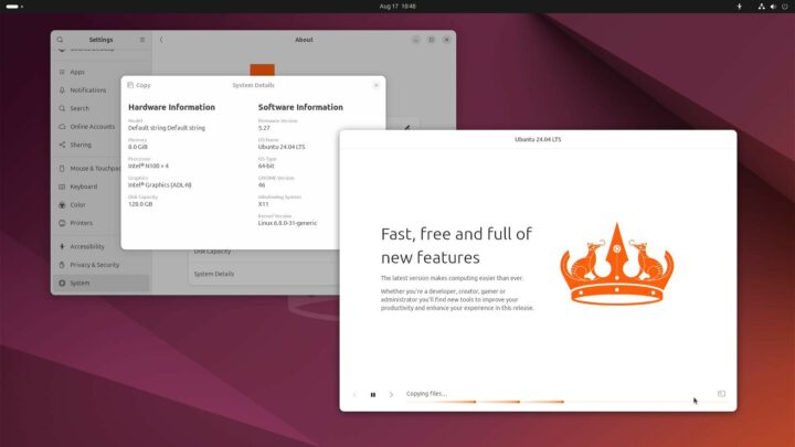 Ubuntu installed