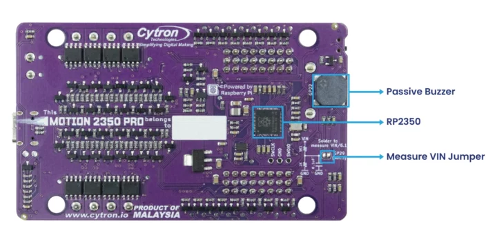 Raspberry Pi RP2350 motor control board