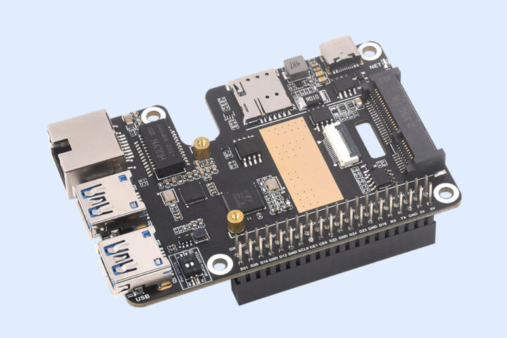 Waveshare Raspberry Pi 5 HAT+ Gigabit Ethernet