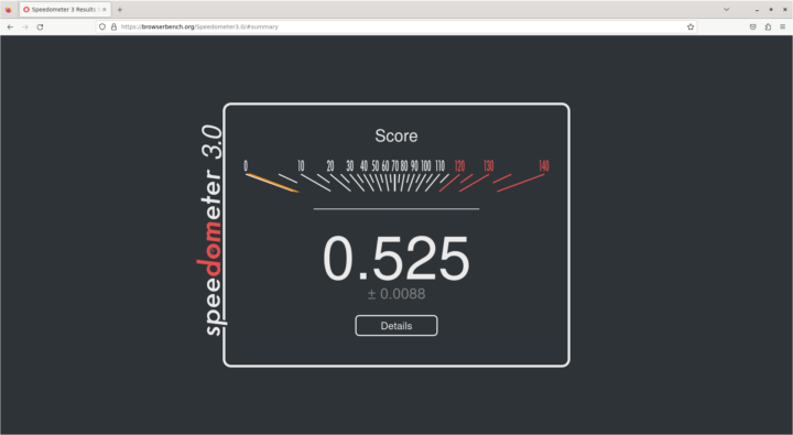 beagley ai speedometer3 ethernet firefox esr