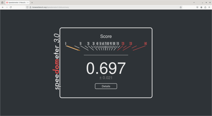 beagley ai speedometer3 ethernet firefox nightlybuild