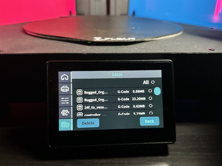 flsun t1 file local via USB flash drive