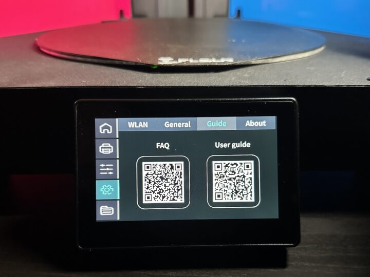 flsun t1 lcd display show qrcode guide