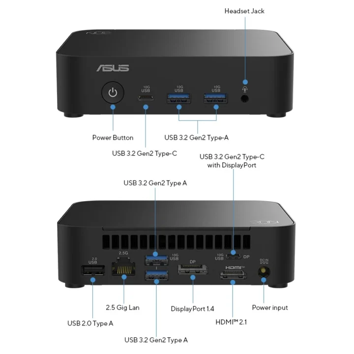 Intel Processor N150 N250 Core i3 N355 mini PC