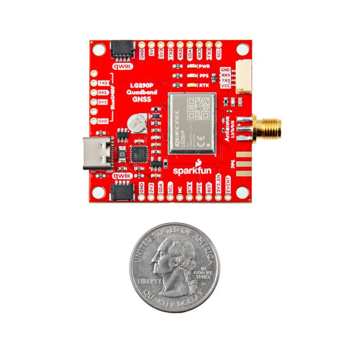 Quadband GNSS RTK Breakout featuring the Quectel LG290P module