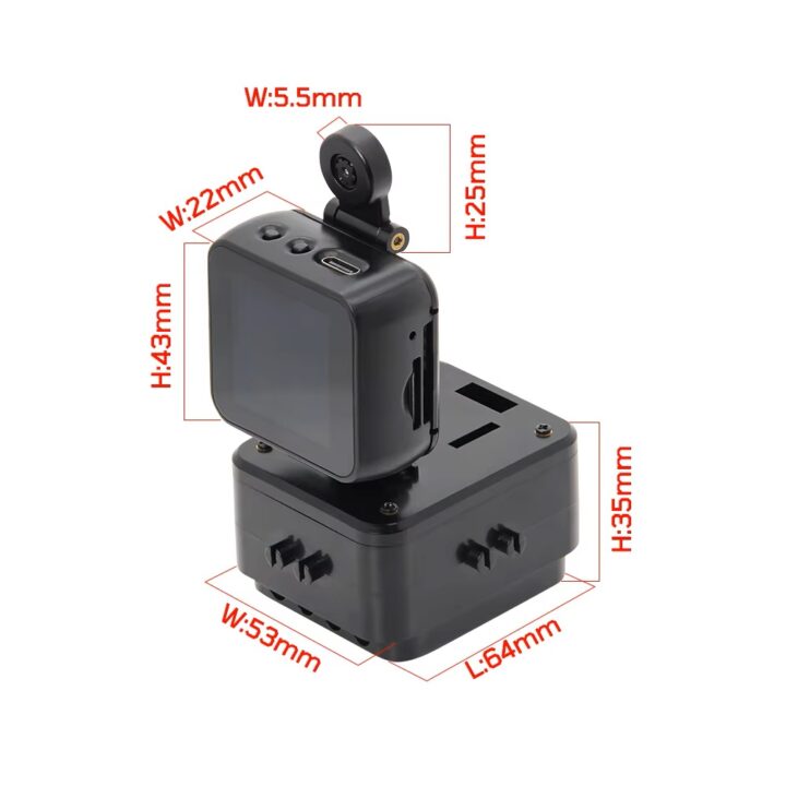 AI robot ESP32 and Kendryte K210D dimensions