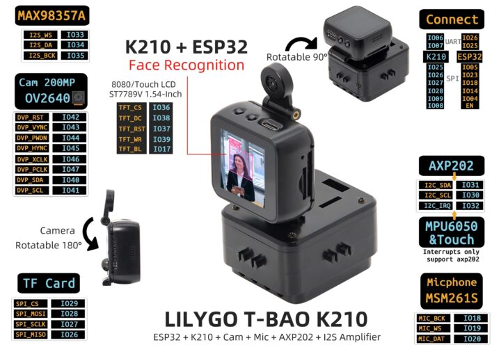 T-Bao AI robot K210 ESP32